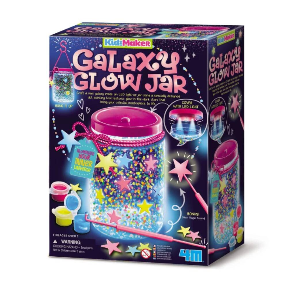 4M Kit DIY Creeaza un borcan cclipitor Galaxy KidzMaker