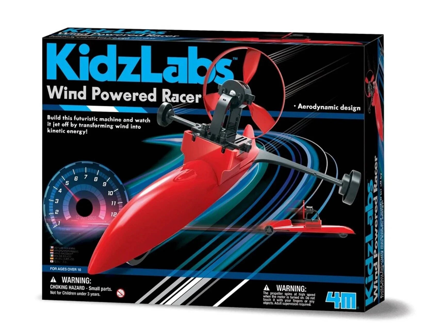 4M Kit DIY Kidzlabs Masinuta cu propulsie eoliana