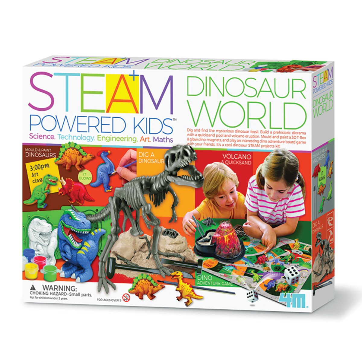 4M Kit stiintific Lumea dinozaurilor Steam kid
