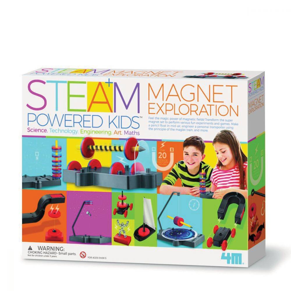 4M Kit stiintific STEAM Kids Explorarea magnetica