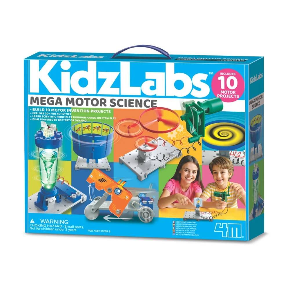 4M Mega kit experimente Kidzlabs Stiinta motoarelor