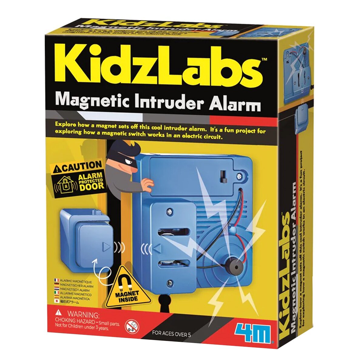 4M Set constructie Alarma magnetica pentru intrusi Kidzlabs