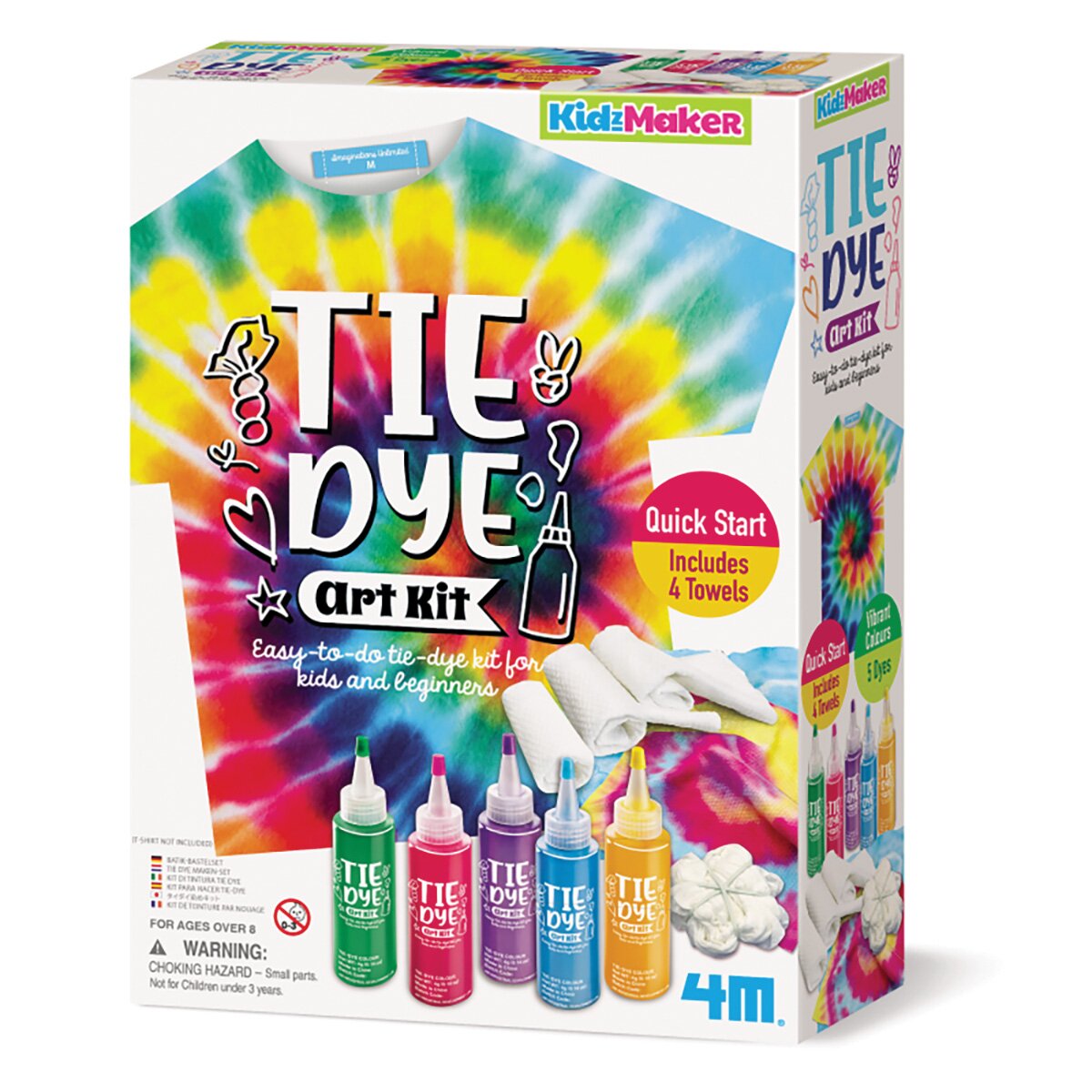 4M Set creativ Coloreaza textile Art Kit Tie Dye