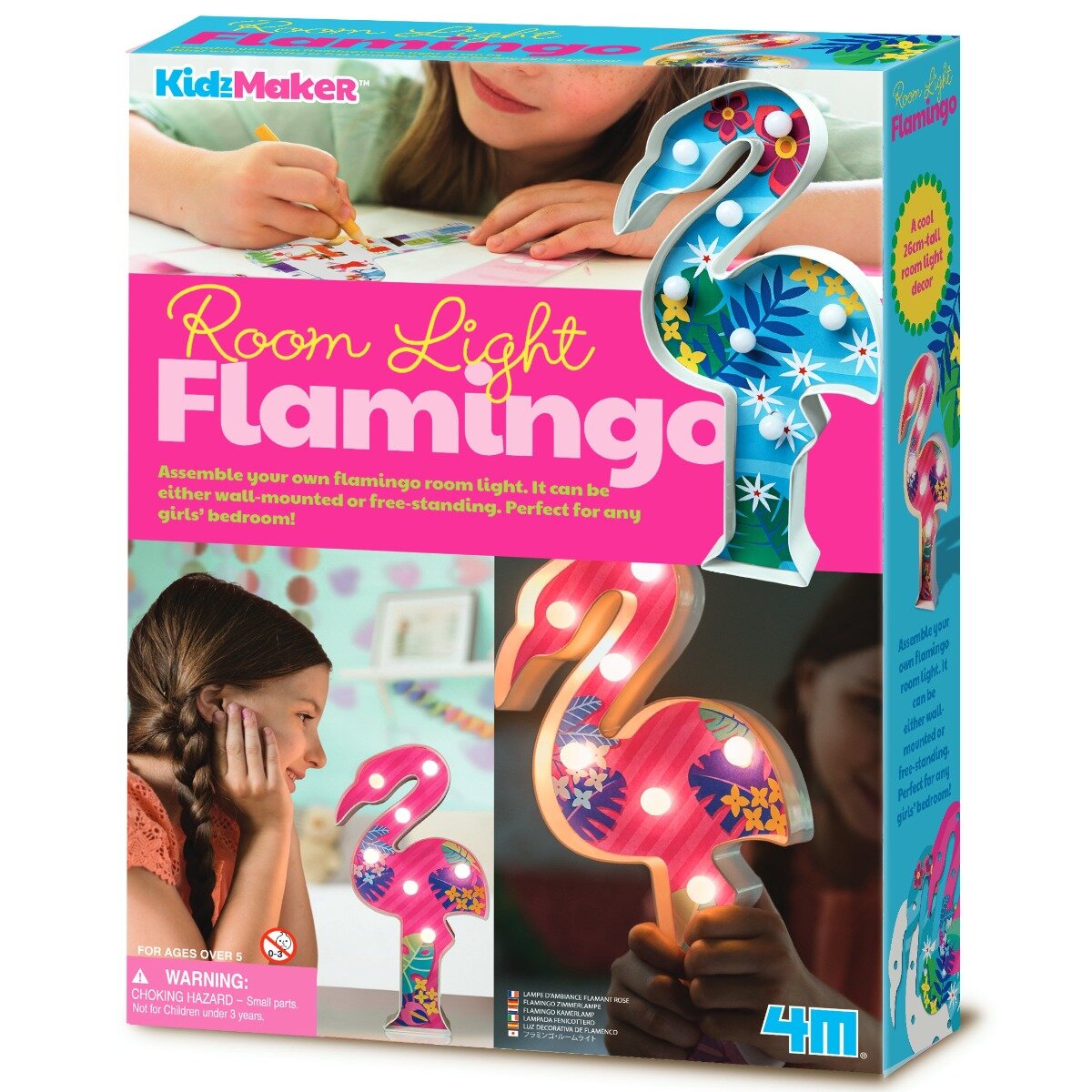 4M Set creativ DIY Lumina pentru camera Flamingo