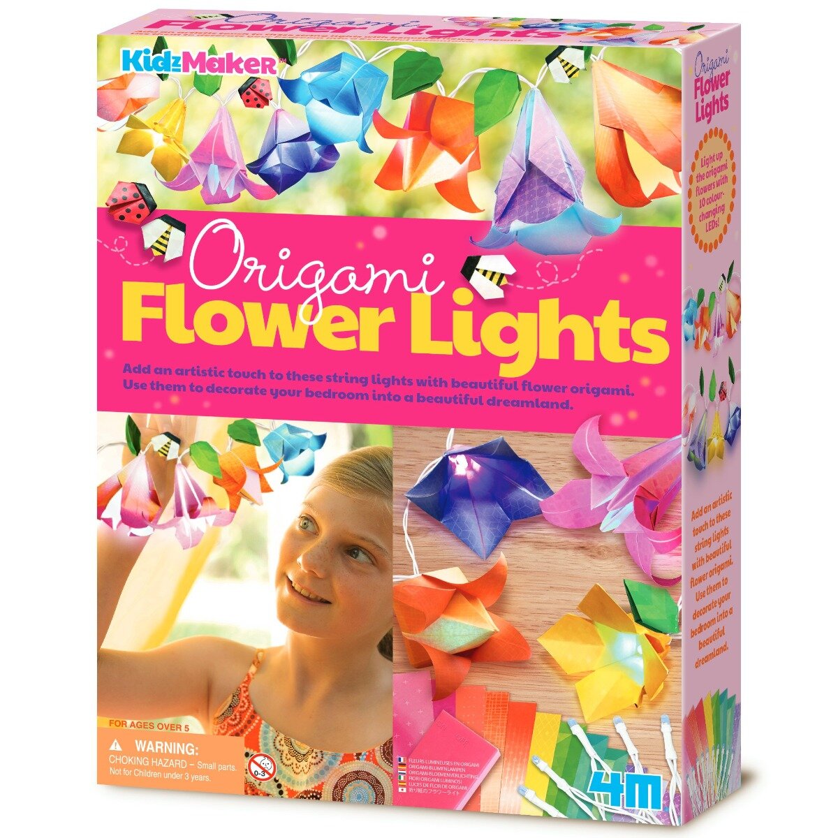 4M Set creativ DIY Luminite cu flori origami