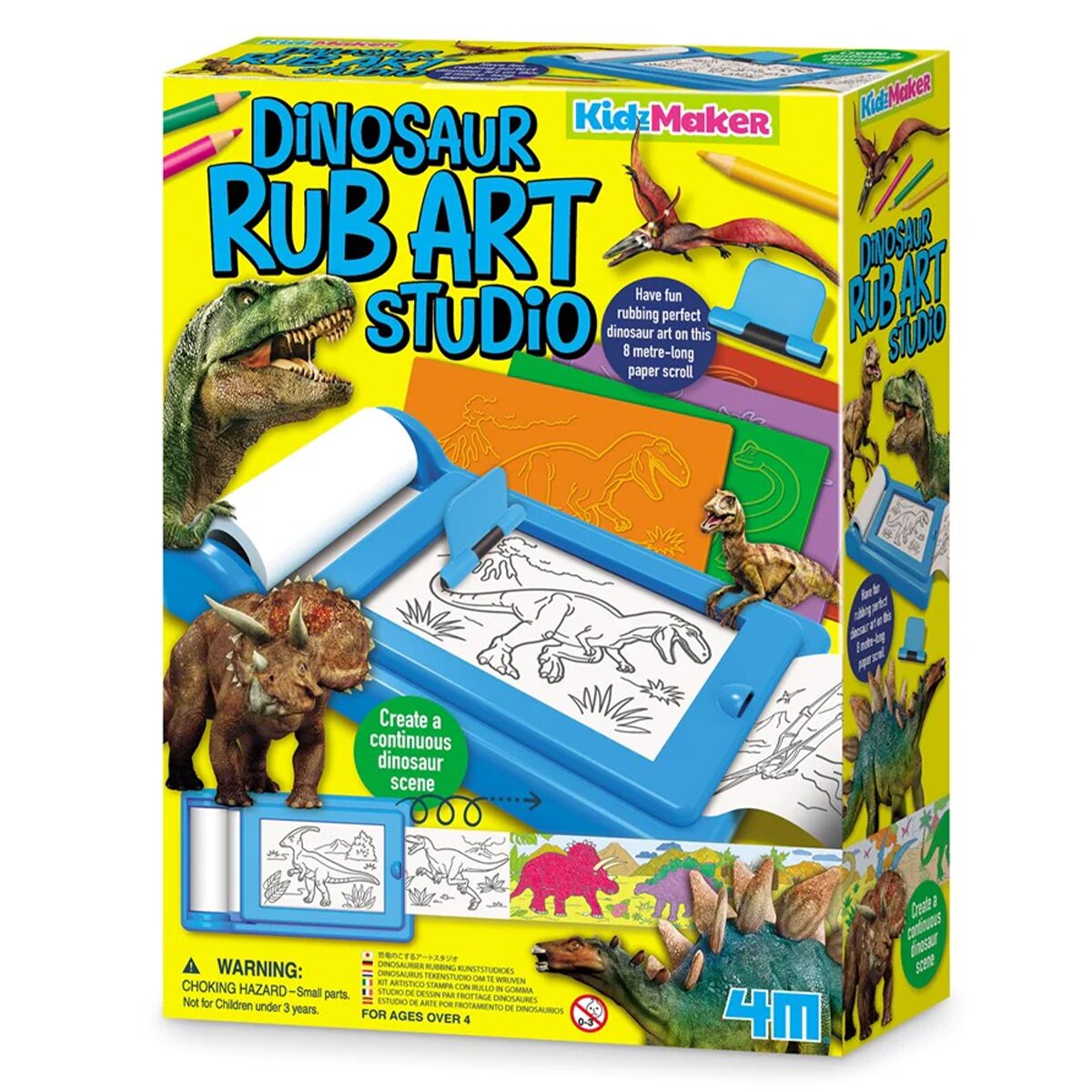 4M Set creativ Imprimare prin transfer Dinozauri