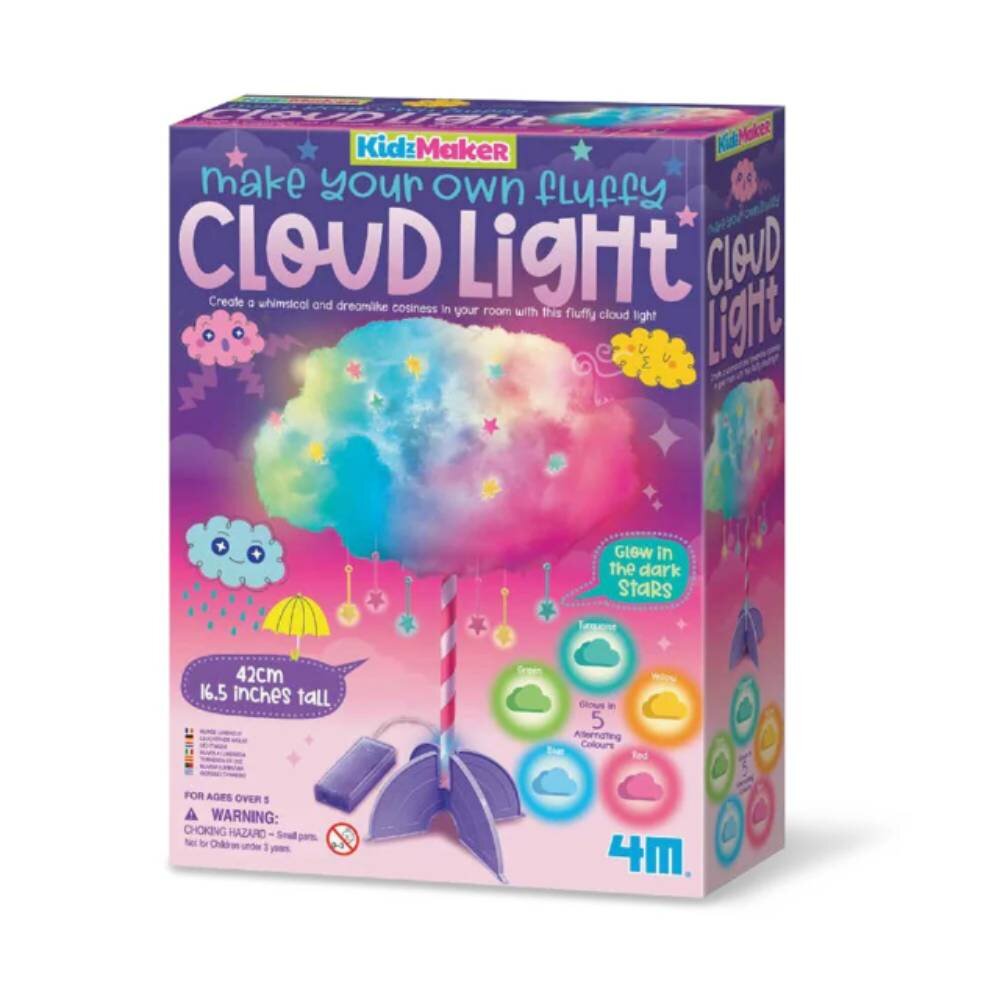4M Set creativ Lampa nor pufoasa DIY KidzMaker