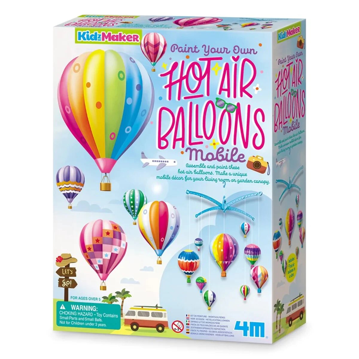 4M Set creativ Picteaza baloane cu aer cald