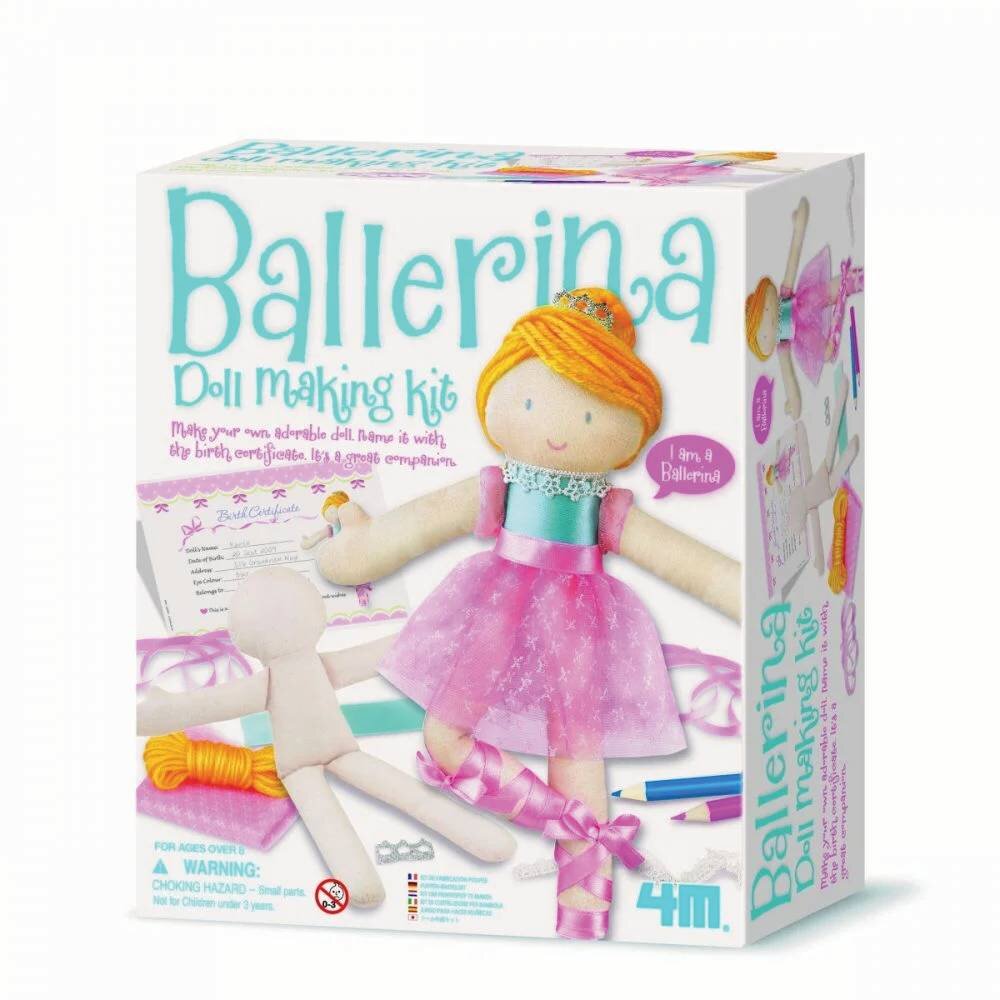 4M Set creativ Realizeaza propria papusa Balerina