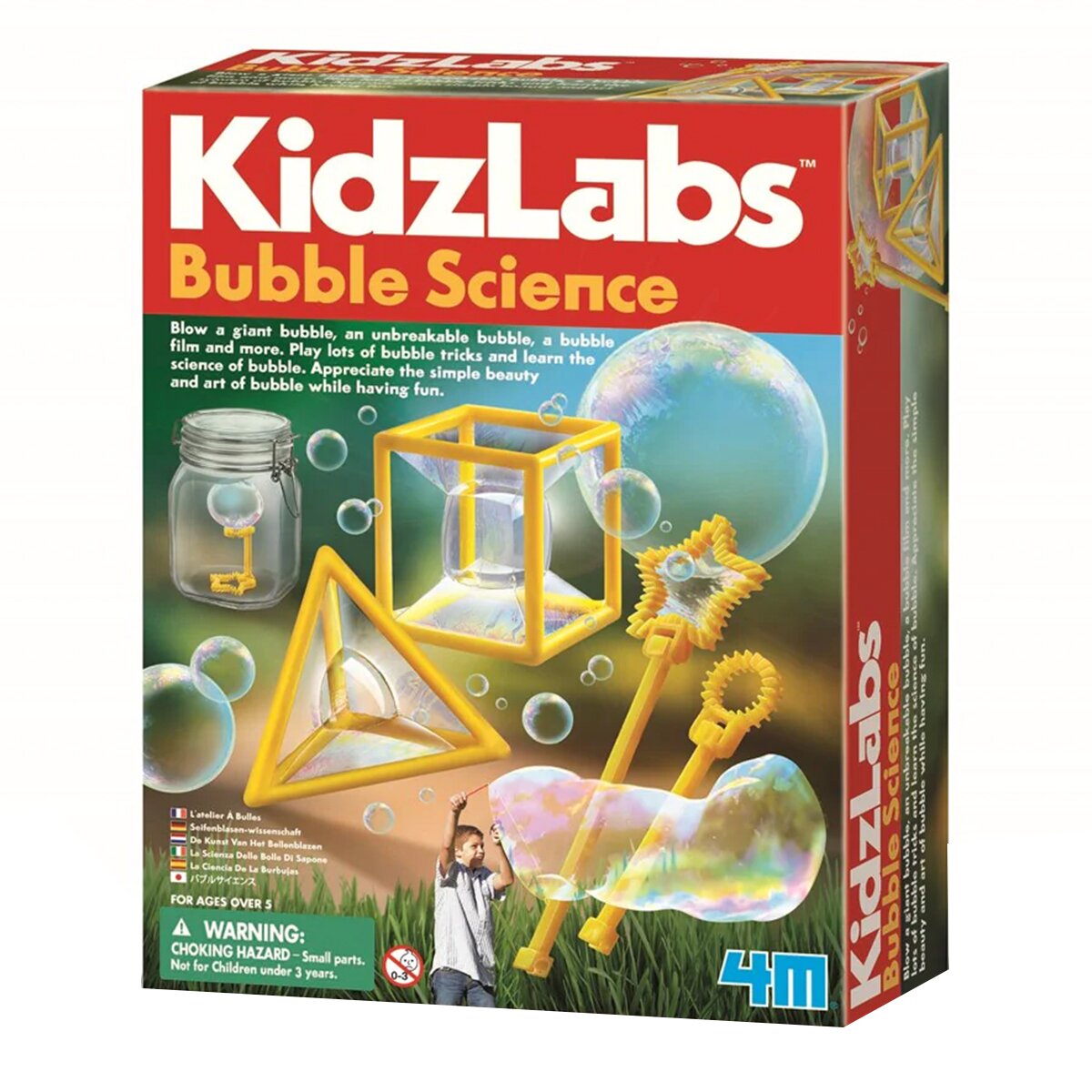 4M Set stiintific Baloane de sapun Kidzlabs