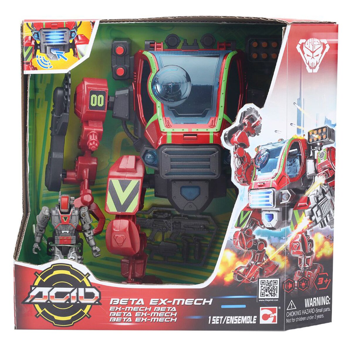 ACID Set de joaca figurina si robot Beta Ex-Mech