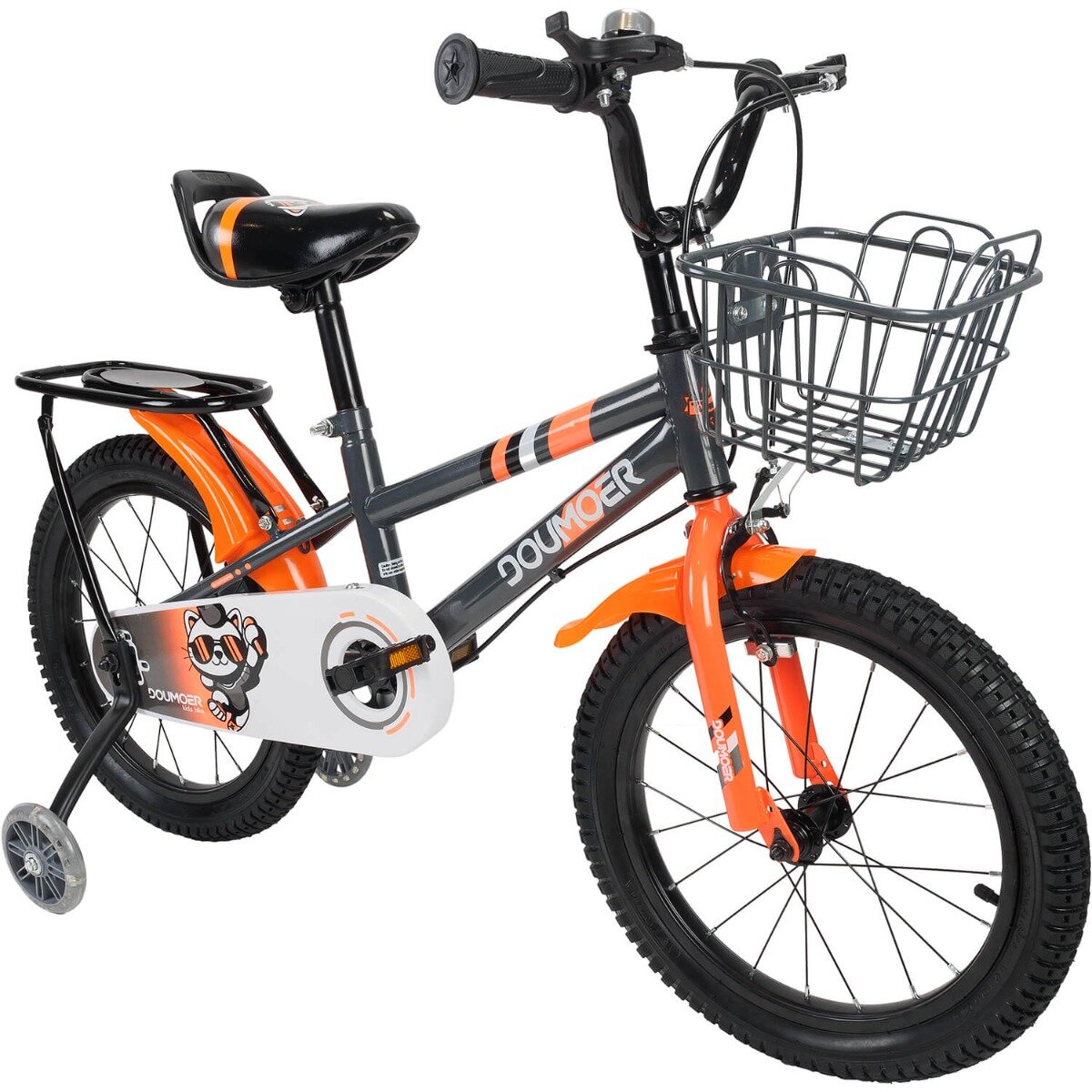 Action One Bicicleta cu roti ajutatoare Arrow 16 inch 5-7 ani Gri