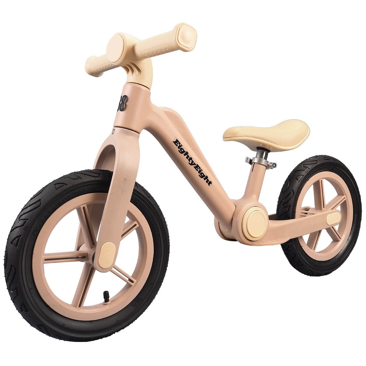 Action One Bicicleta fara pedale Condor roti gonflabile cauciuc 12 inch Crem