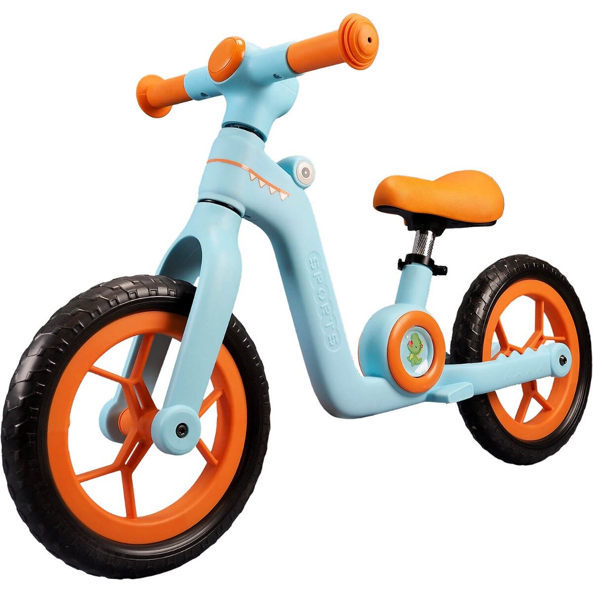 Action One Bicicleta fara pedale Little Dino 12 inch Blue