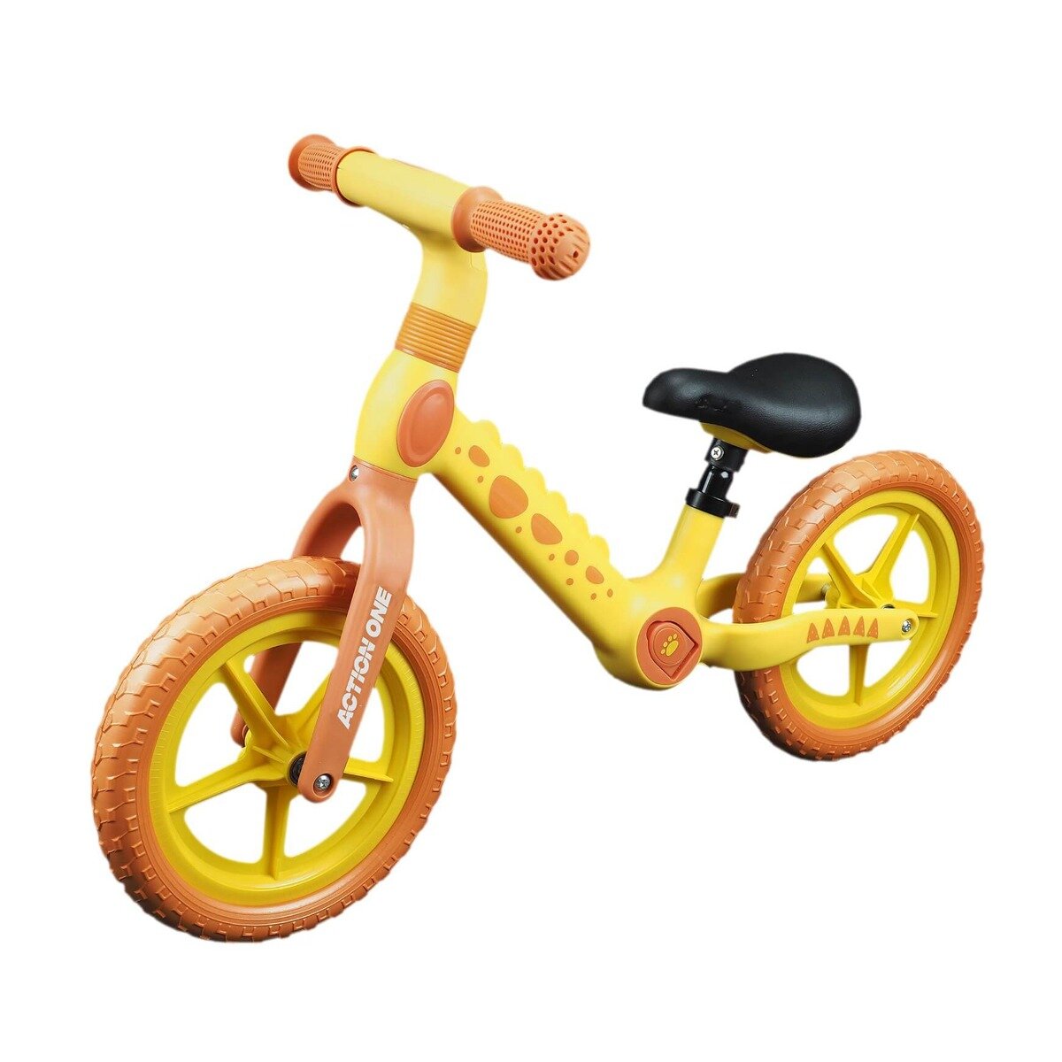 Action One Bicicleta fara pedale pentru copii 2-5 ani Spiky 12 inch Portocaliu