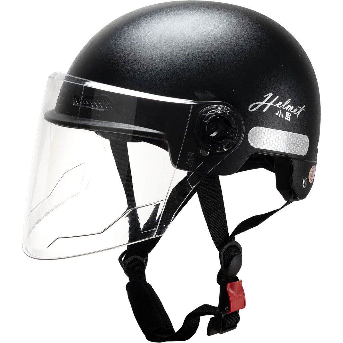 Action One Casca de protectie cu viziera Jump reglabila Negru