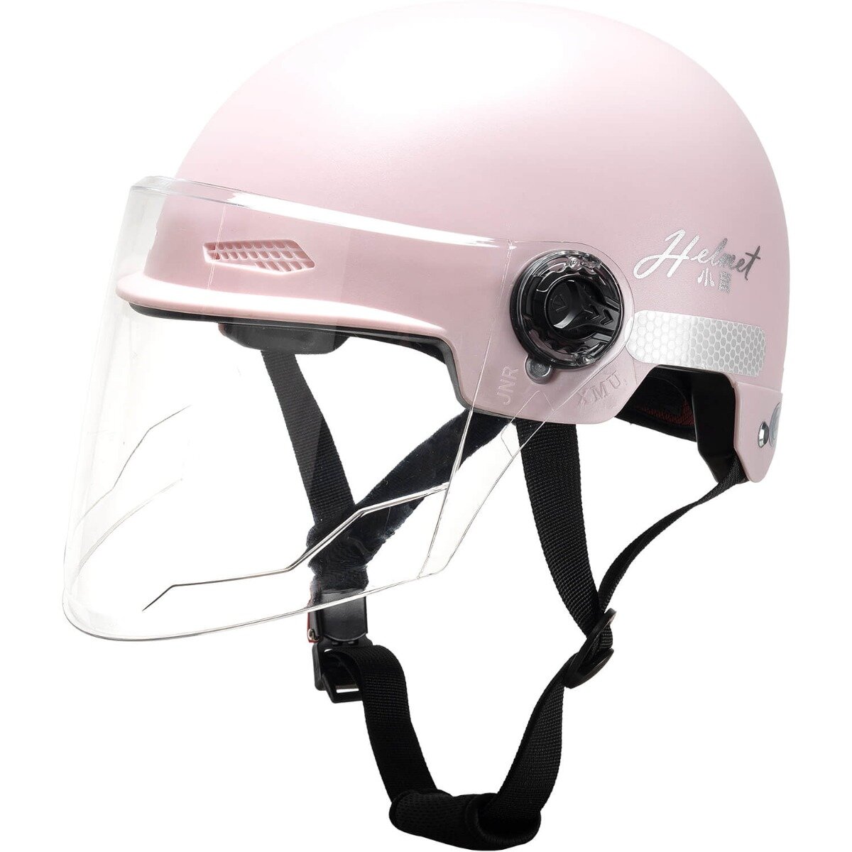 Action One Casca de protectie cu viziera Jump reglabila Roz