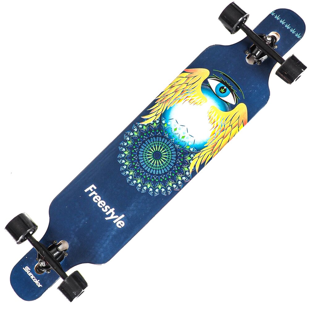 Action One Longboard ABEC-7 PU Aluminiu 100 kg 105.5 x 22 cm Multicolor Freestyle