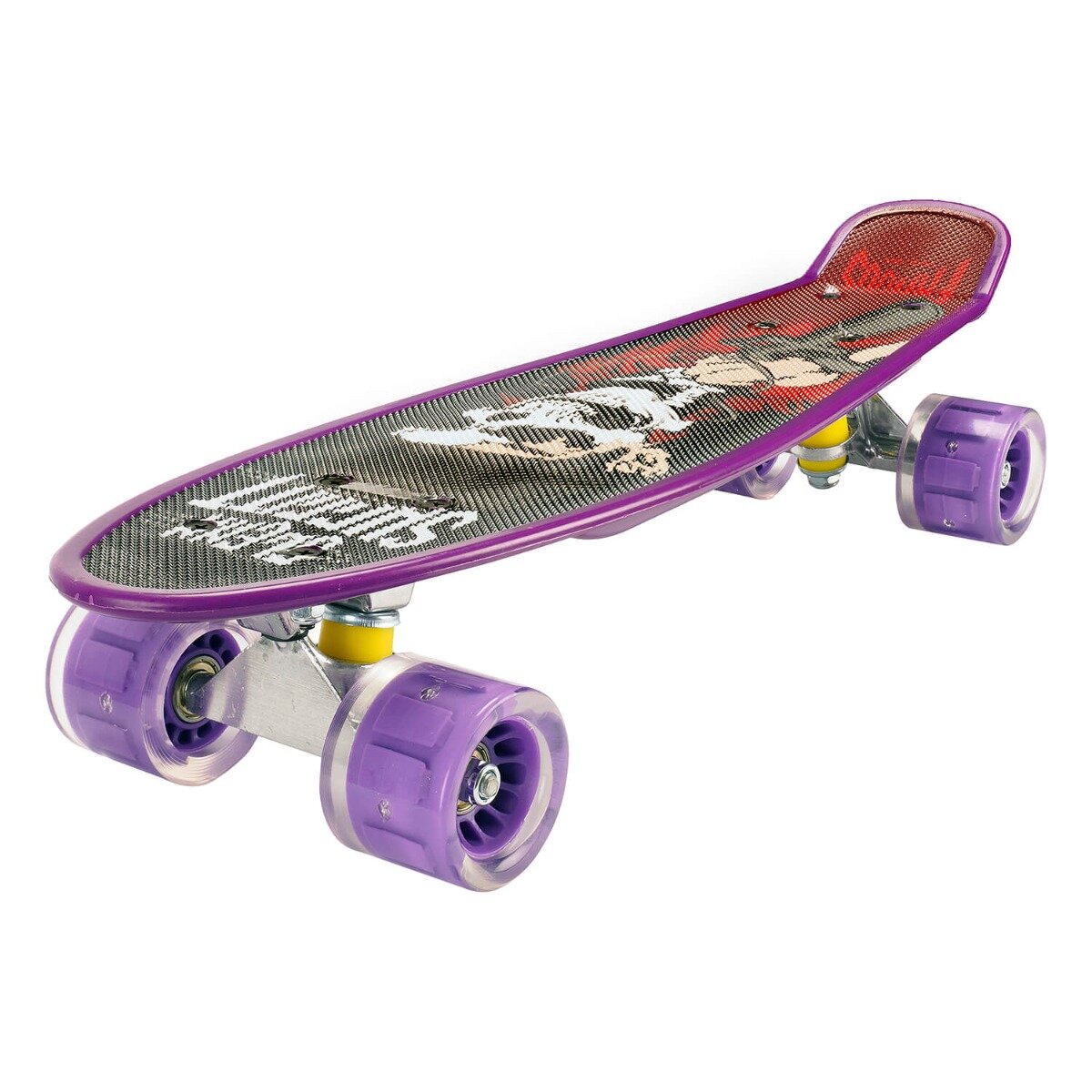Action One Penny board Cu roti luminoase 22 cm ABEC-7 PU Aluminium Truck 90 kg Redemption