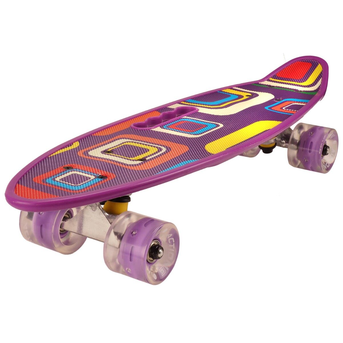 Action One Penny board portabil ABEC-7 Geometrical