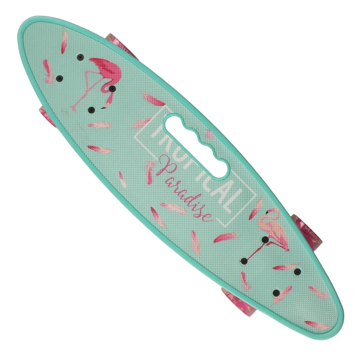 Action One Penny board portabil ABEC-7 PU Aluminiu Tropical Paradise