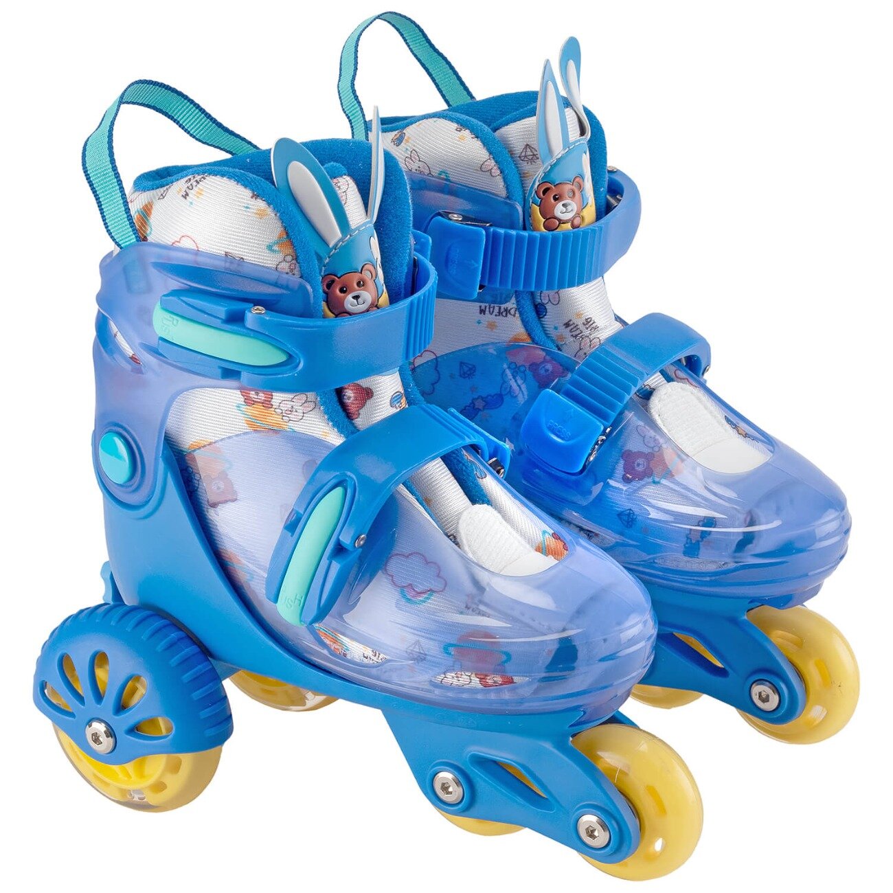 Action One Role reglabile incepatori roti luminoase S(31-34) Blue