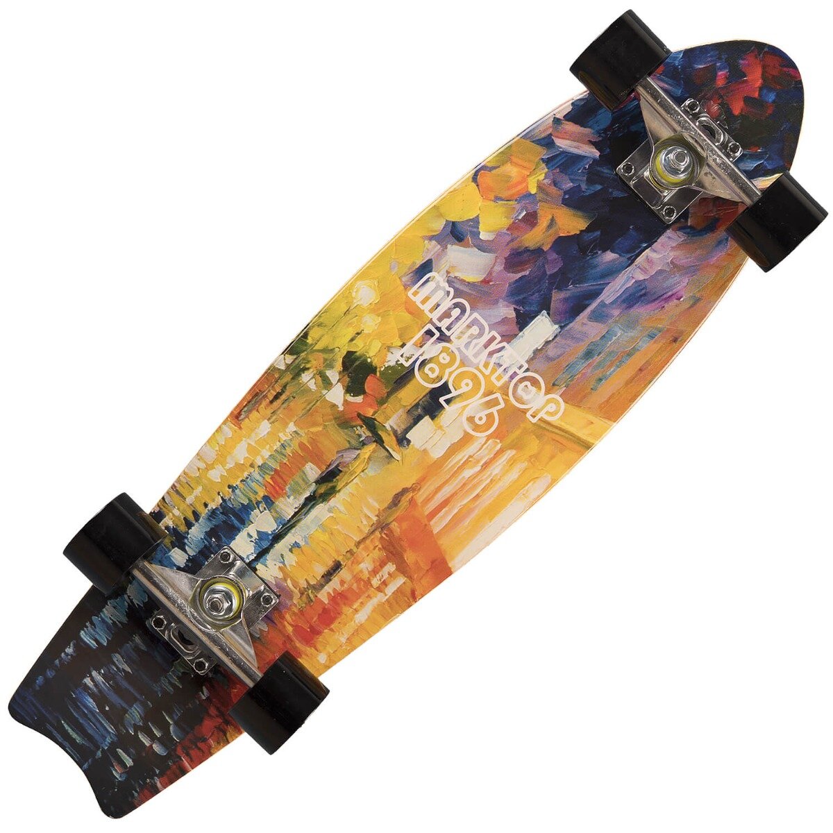 Action One Skateboard Aluminiu 70 x 29 cm Multicolor Ilusion