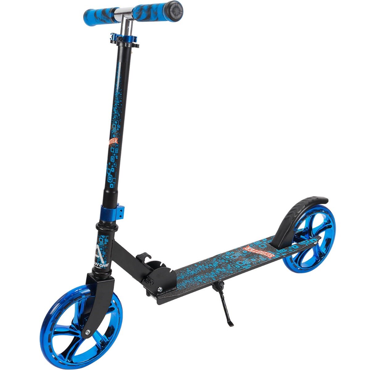 Action One Trotineta pliabila Electric cu cric roti 200 mm Albastru