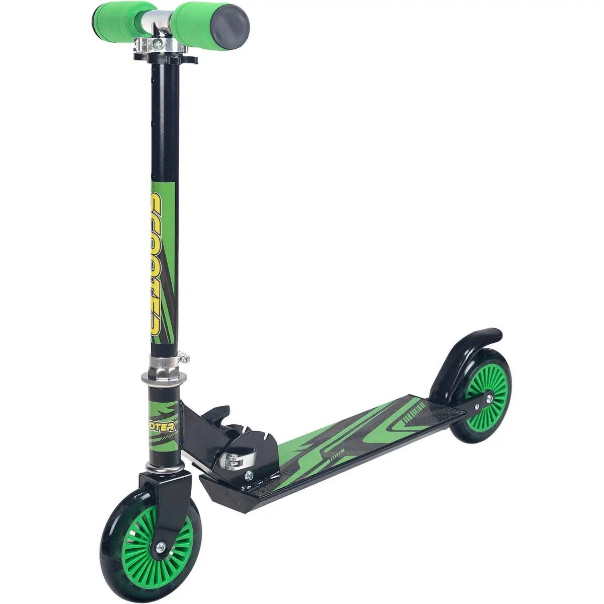 Action One Trotineta pliabila Fusion Stripes Verde