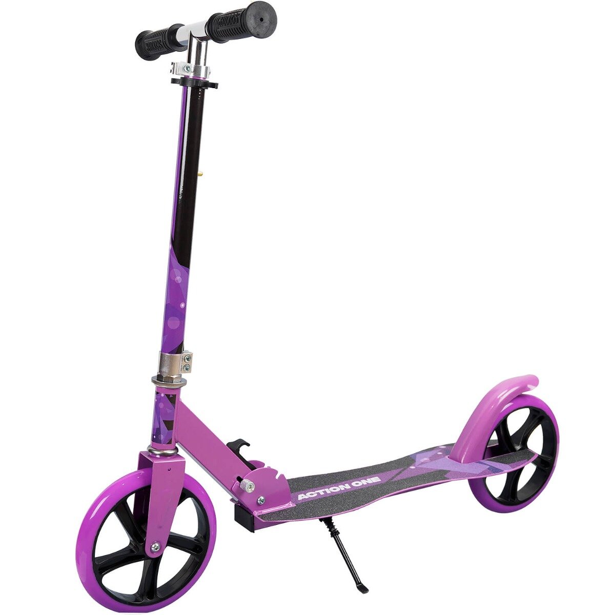 Action One Trotineta pliabila Nitro Purple cu cric si roti de 200 mm Mov