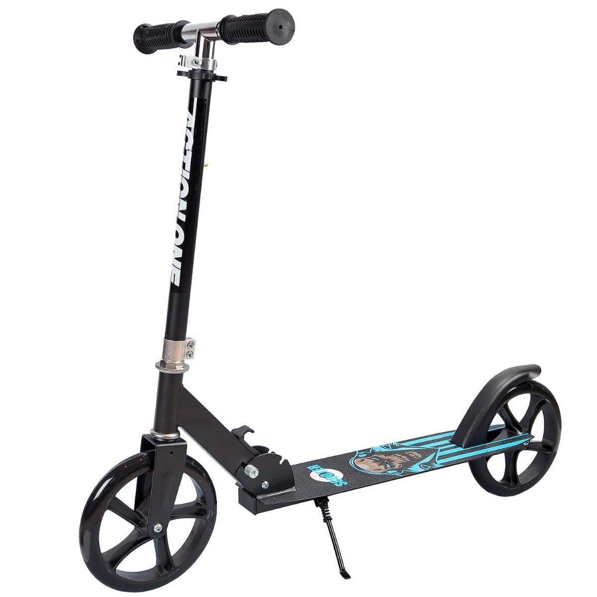 Action One Trotineta pliabila Skull Rider Negru