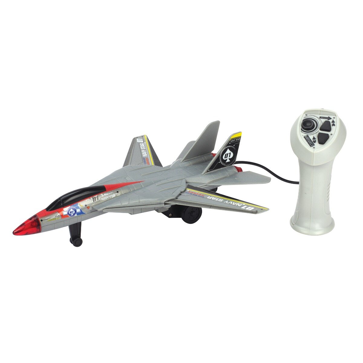Air Forces Avion de lupta cu telecomanda Navy Star Gri
