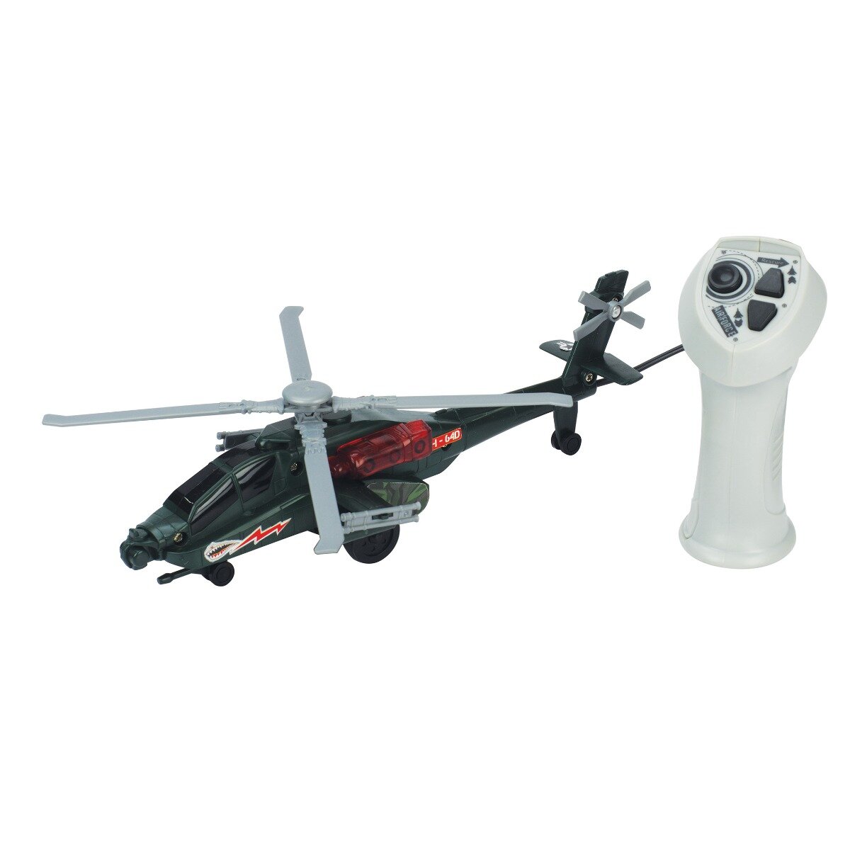 Air Forces Elicopter de lupta cu telecomanda cu fir Negru
