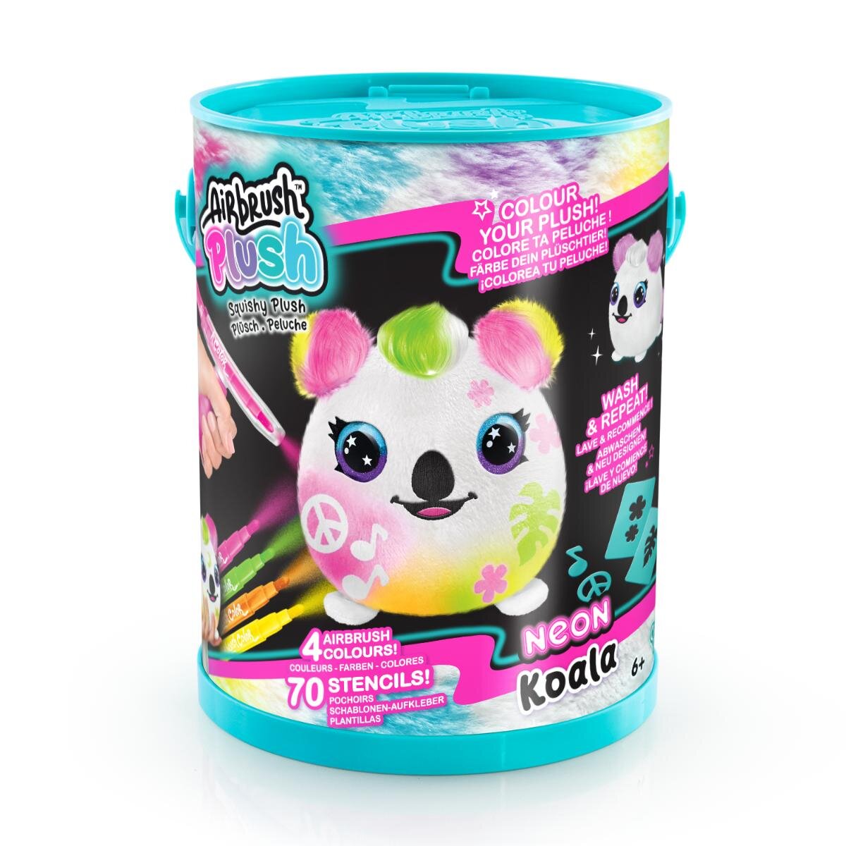 Airbrush Plush Jucarie de plus de colorat Neon Koala S2