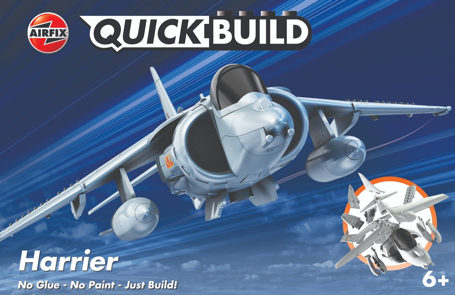 Airfix Set de constructie Quickbuild Harrier 27 piese