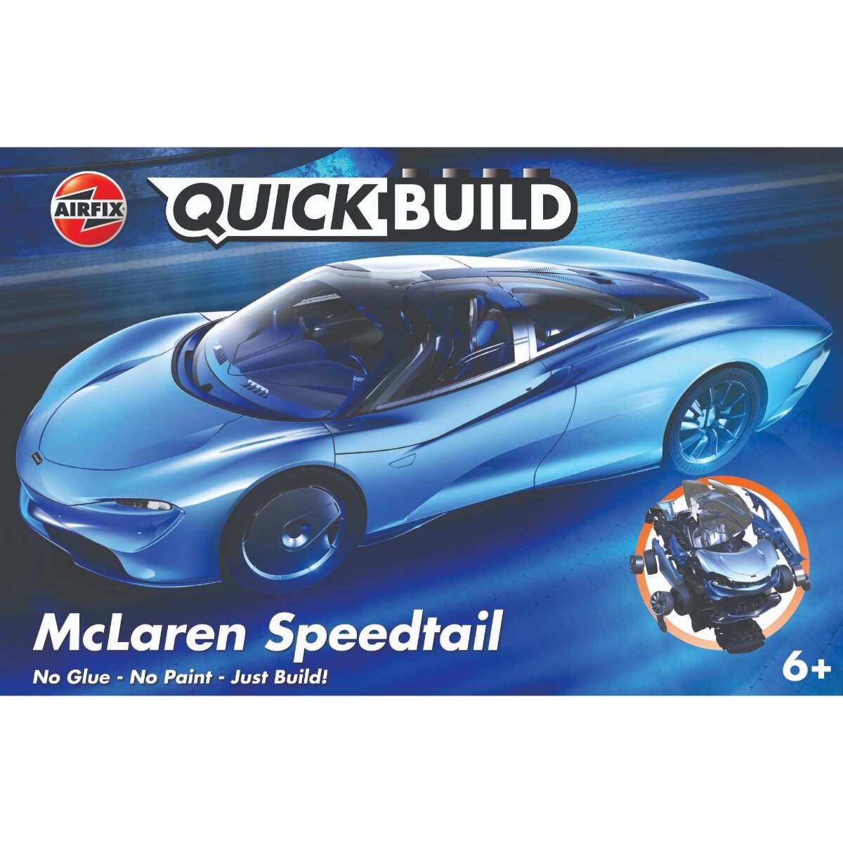 Airfix Set de constructie Quickbuild Mclaren Speedtail 37 piese