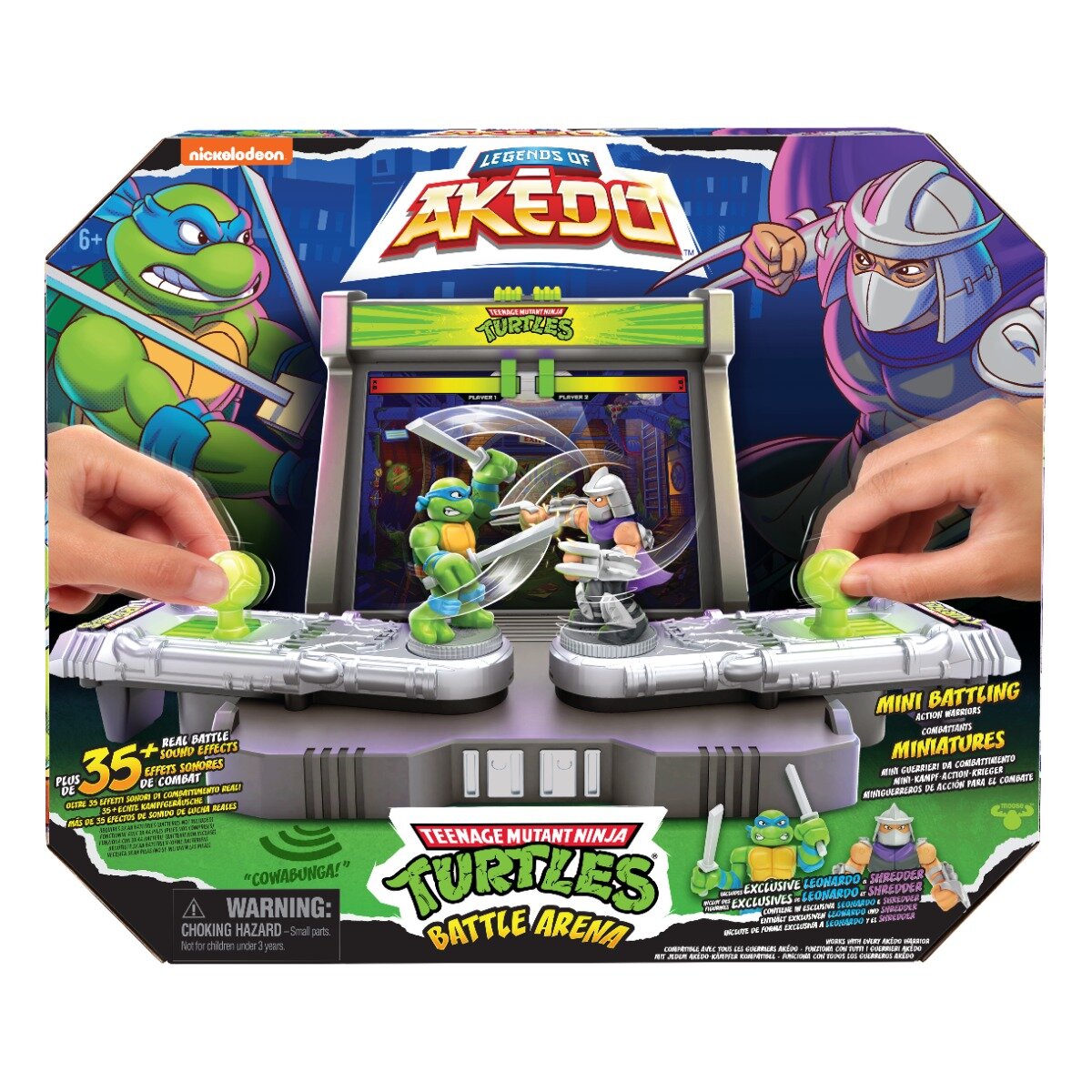 Akedo Arena de lupta Testoasele Ninja Leonardo Vs Shredder S1