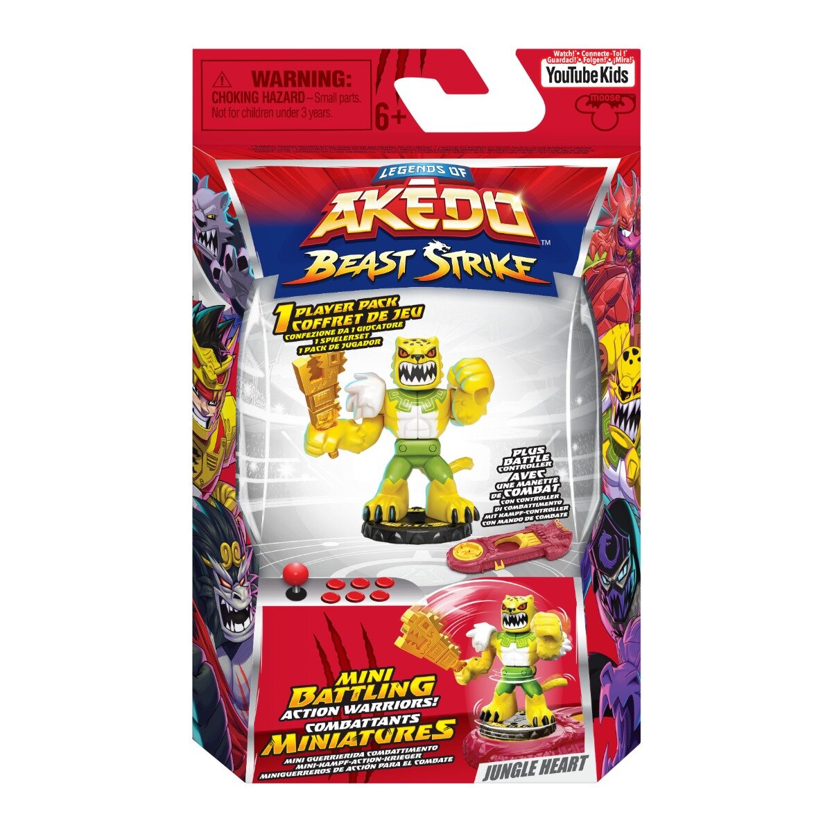 Akedo Figurina cu accesorii Beast Strike Jungle Heart S5