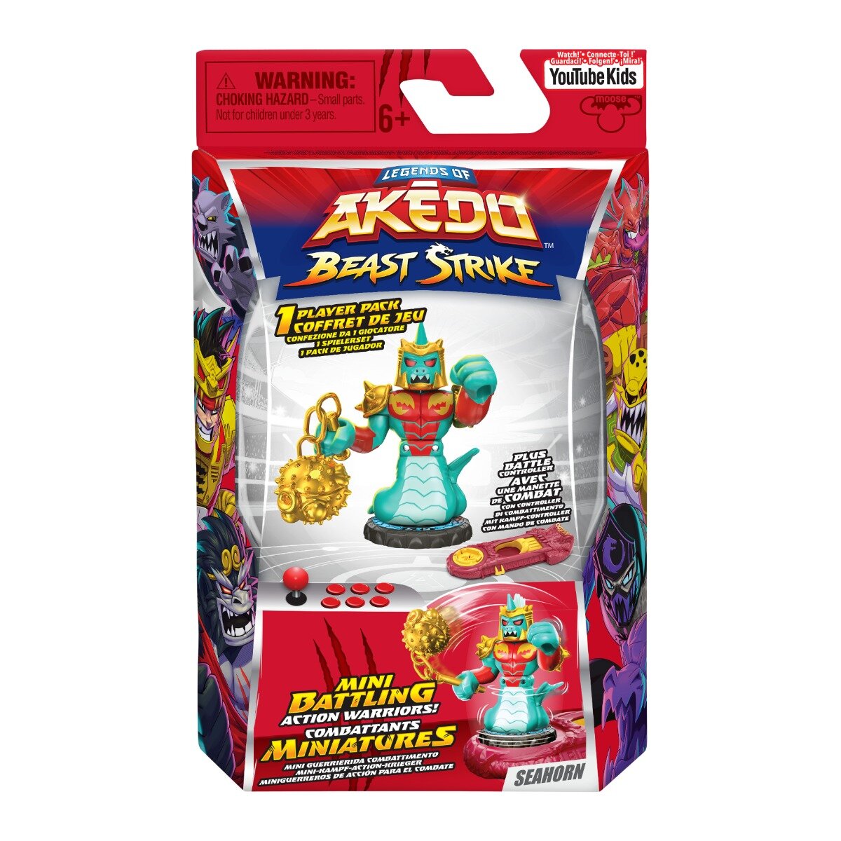 Akedo Figurina cu accesorii Beast Strike Seahorn S5