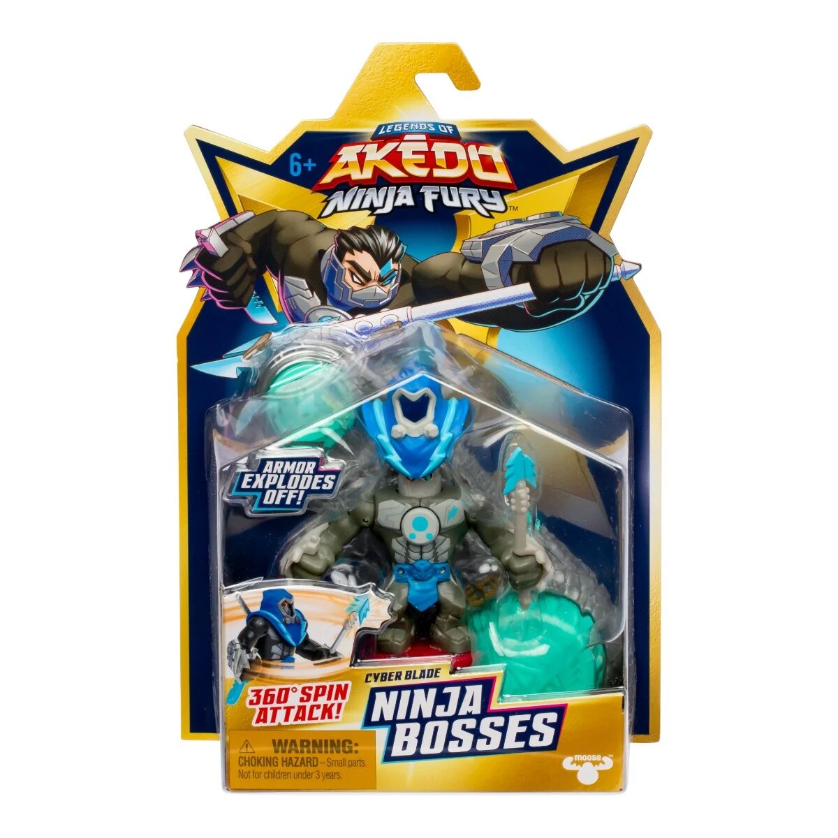 Akedo Figurina Ninja Bosses Cyber Blade S7 W1