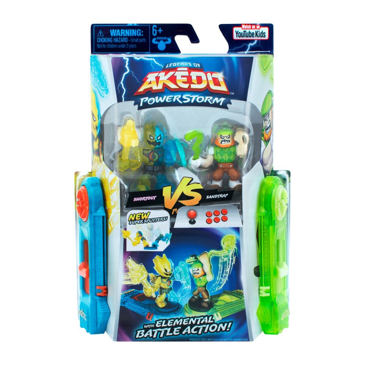 Akedo Set 2 figurine Power Storm Shortou Vs Sandtrap S4