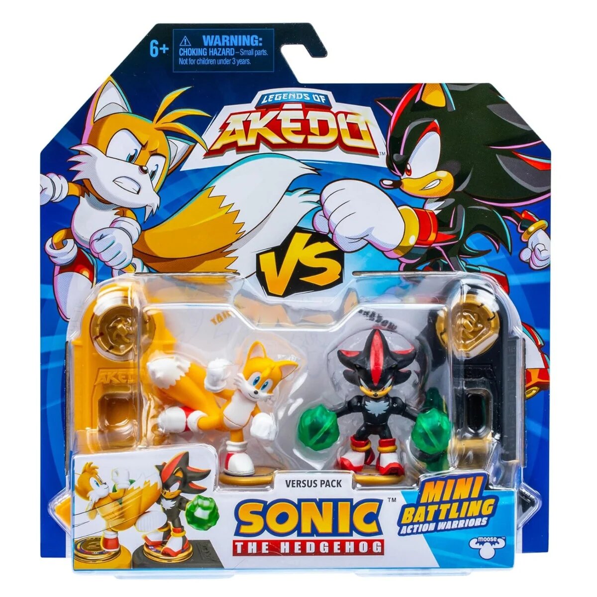 Akedo Set 2 figurine Tails Vs Shadow S1