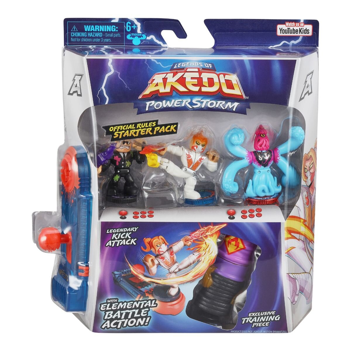 Akedo Set 3 figurine Starter Pack Legendary Kick Attack S3 15178