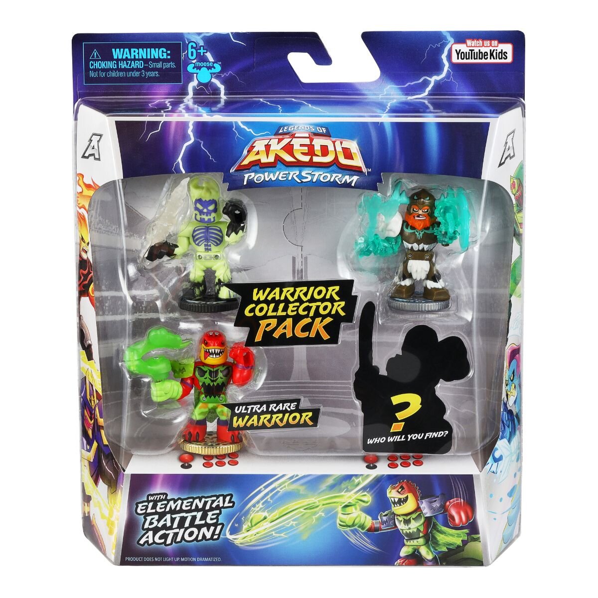 Akedo Set 4 figurine Warrior Collector Pack S3 W1 15187