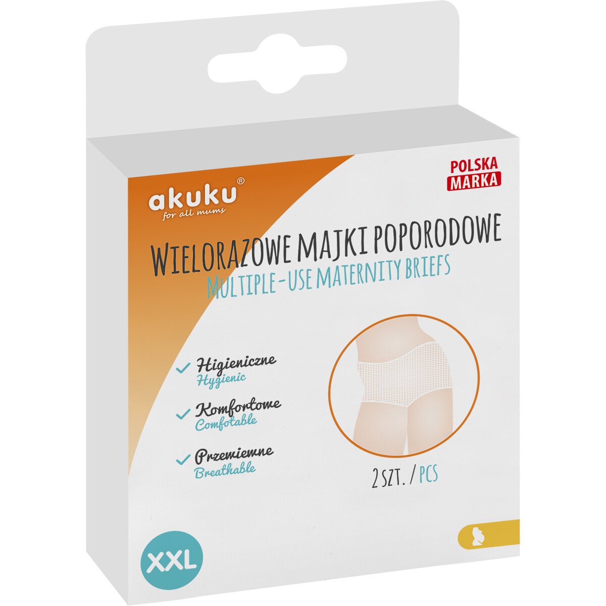 Akuku Set chiloti pentru gravide unica folosinta Marimea XXL