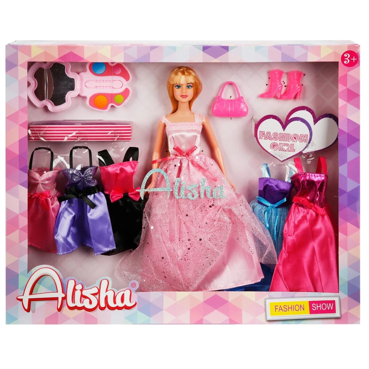 Alisha Papusa cu 6 rochii de printesa 29 cm