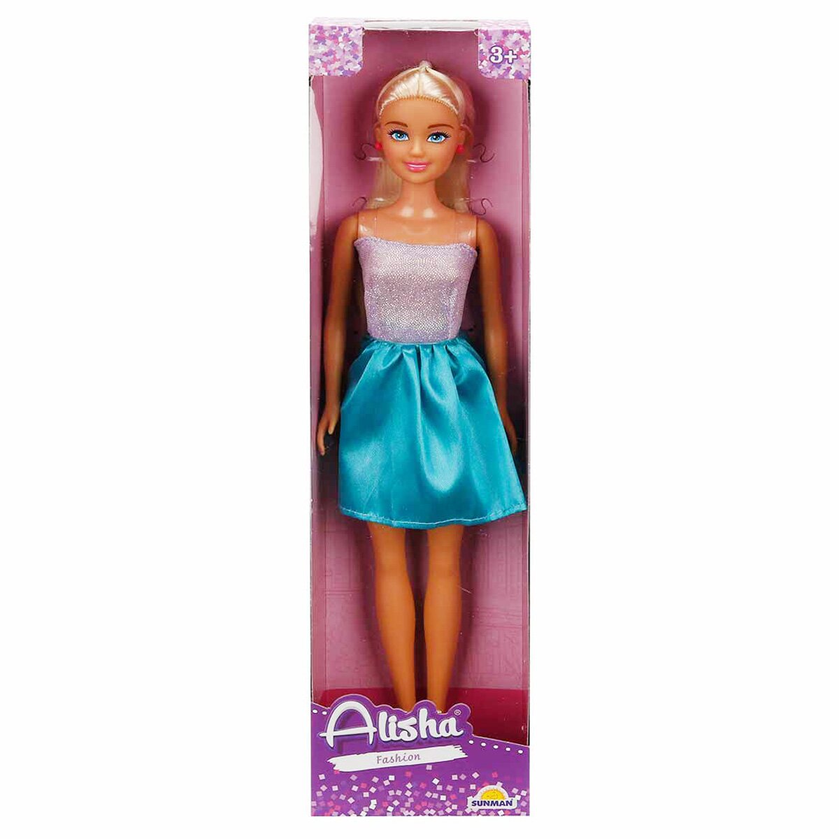 Alisha Papusa in rochie de petrecere Argintiu Turcoaz
