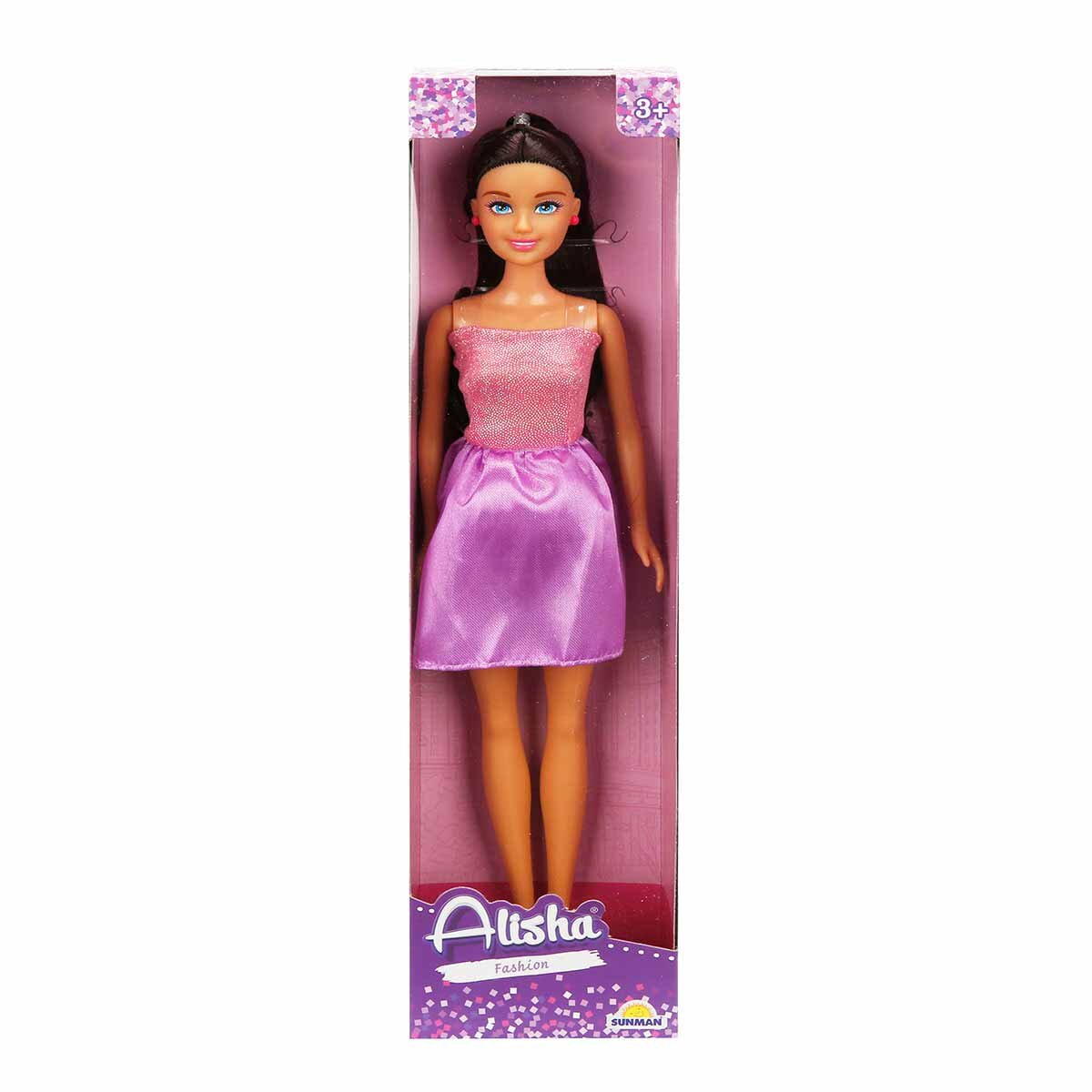 Alisha Papusa in rochie de petrecere Mov
