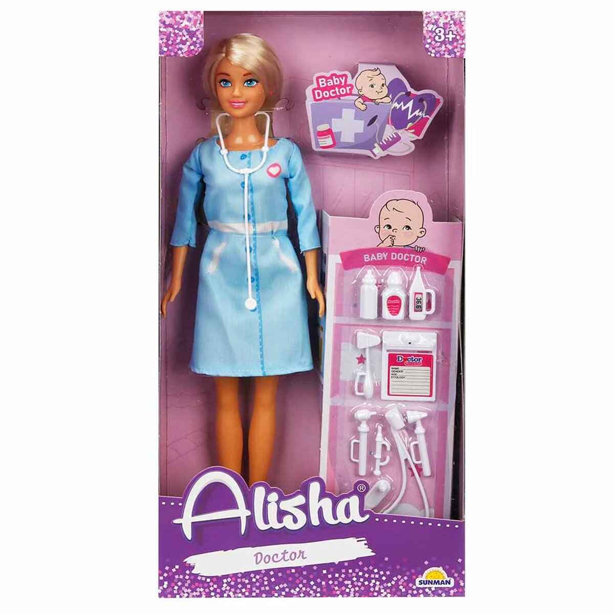 Alisha Set de joaca Doctor cu accesorii