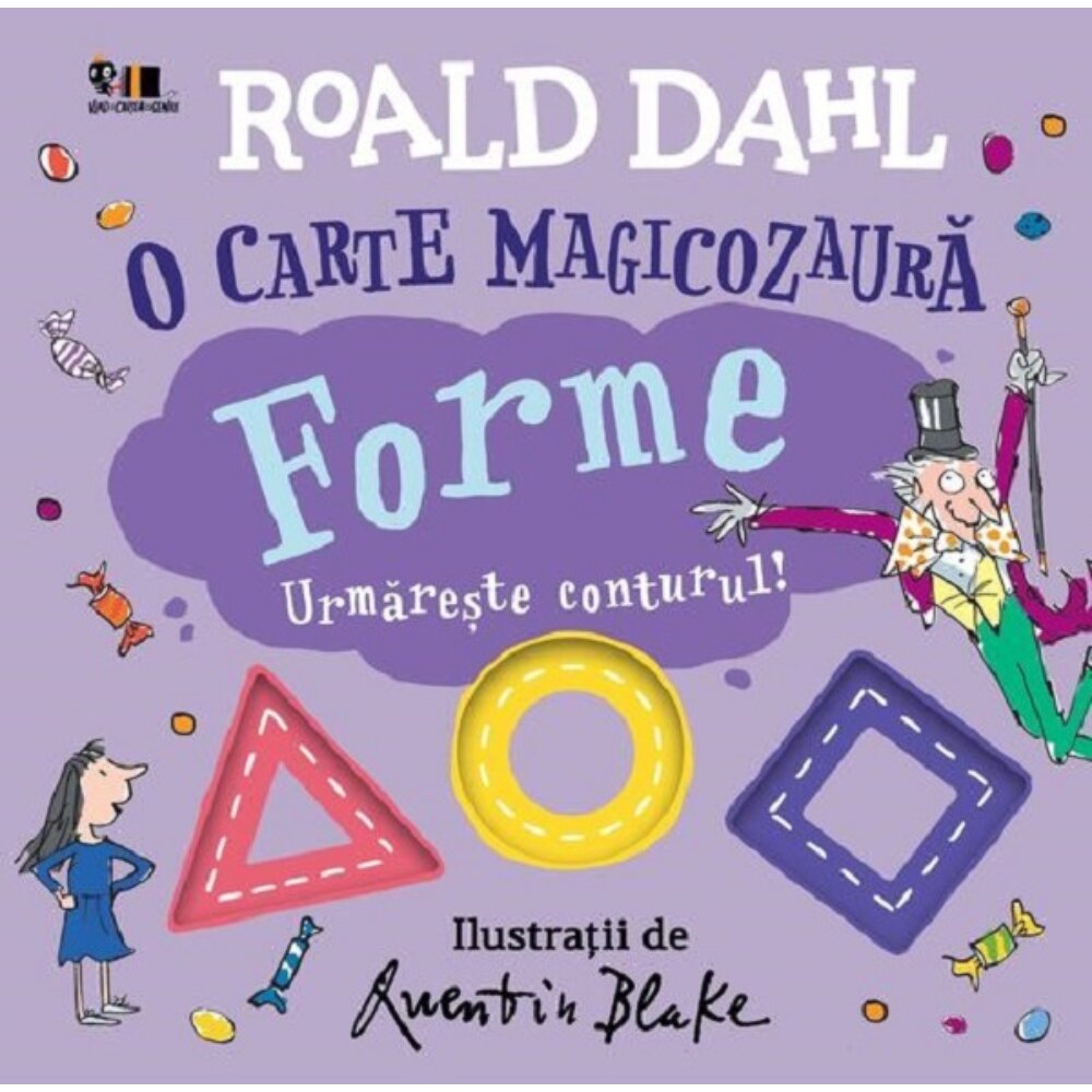 ART O ce magicozaura Forme Urmareste conturul Roald Dahl